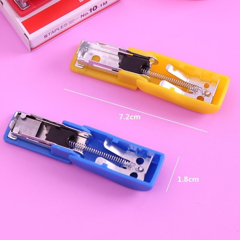 B716｜訂書機 迷你釘書機 小禮品 獎勵品 裝訂器 裝訂機 隨身便攜式訂書機 辦公用具 美勞用具-細節圖5
