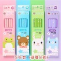 B721｜12支裝盒裝鉛筆 圓形鉛筆 HB鉛筆 兒童鉛筆 木質鉛筆 帶橡皮HB 學生鉛筆 學齡鉛筆-規格圖2
