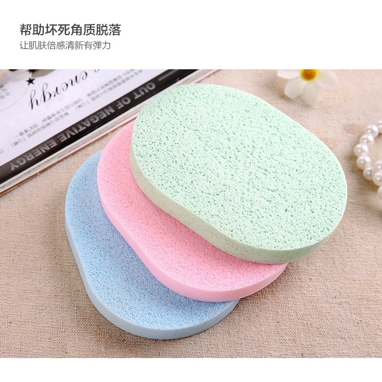 B881｜洗臉海綿撲 海藻潔顏 化妝海綿撲 卸妝洗面撲 海綿撲 洗面撲 潔顏面撲-細節圖4
