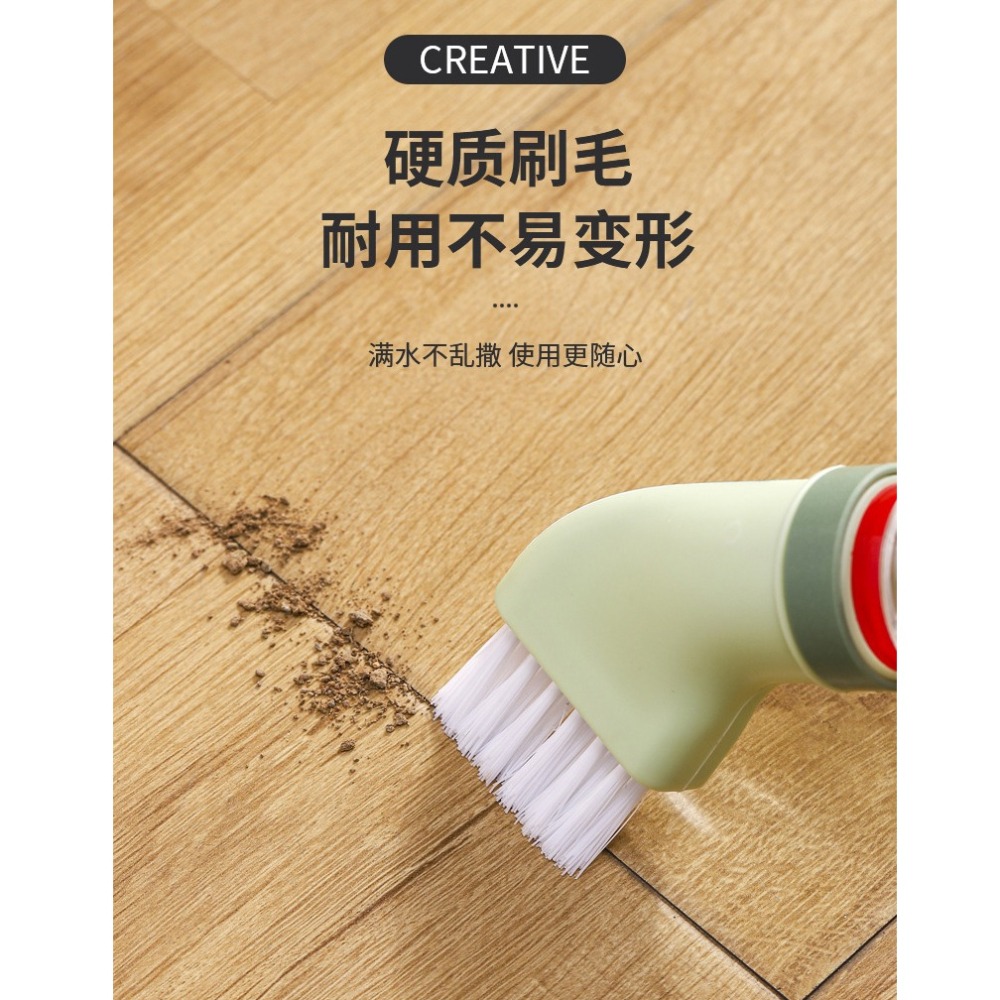 DH164｜創意清潔刷 可接礦泉水瓶乾濕兩用清潔刷 多用家用縫隙刷 新款清潔刷 清潔刷 一體死角縫隙刷-細節圖9