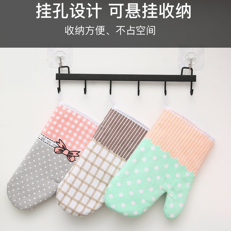 DH148｜加厚防燙手套 防燙手套 加厚隔熱手套 棉麻烘培手套 廚房用品 烘培用具 廚房手套 烘培手套-細節圖5