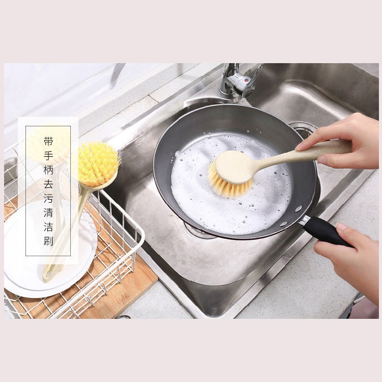 DH093｜洗鍋刷 鍋刷可掛式廚房洗鍋刷 水槽灶台清潔刷 洗鍋刷-細節圖4