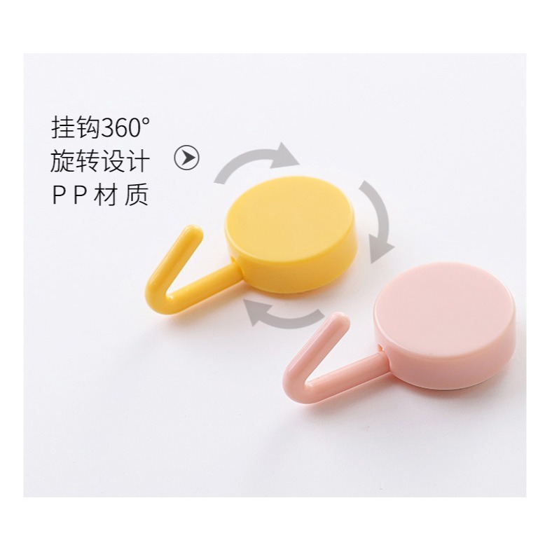 DA108｜北歐風 圓形小掛鉤 旋轉掛鉤 彩色掛鉤 小掛鉤 掛鈎 掛勾-細節圖8