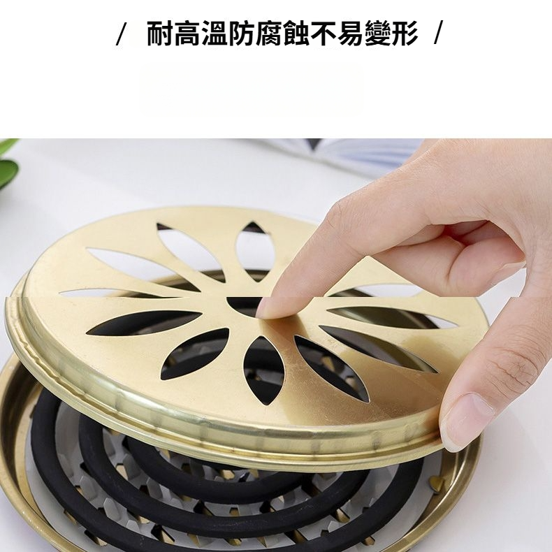 DH166｜家用帶蓋蚊香托盤 便攜式鋸齒接灰盤 大號蚊香架 蚊香盤 帶蓋托盤-細節圖7