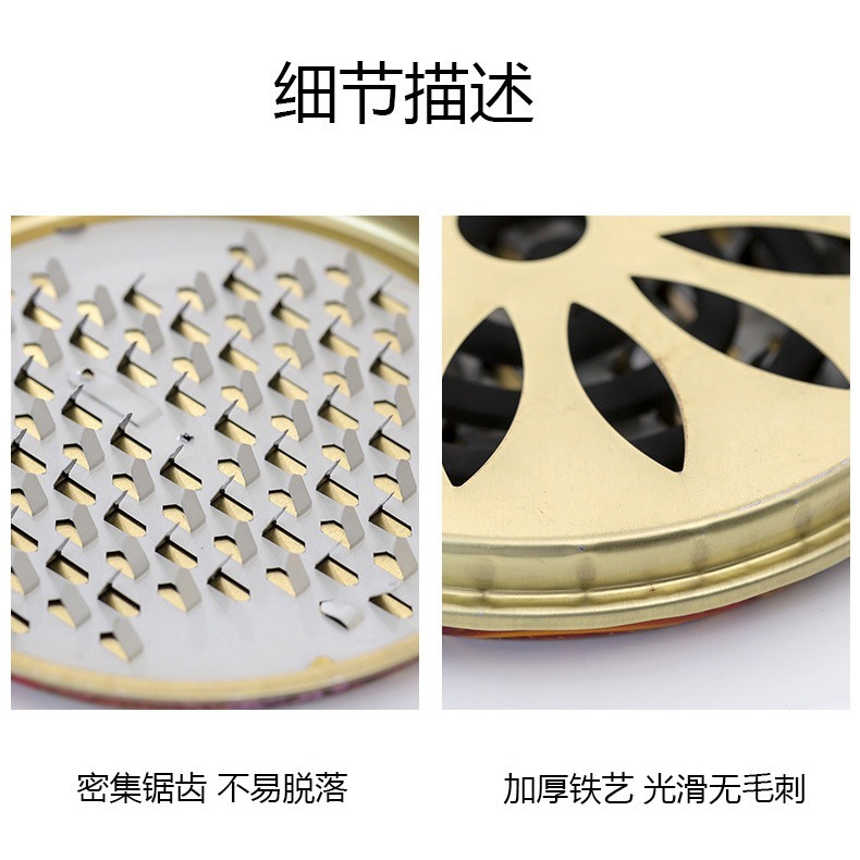 DH166｜家用帶蓋蚊香托盤 便攜式鋸齒接灰盤 大號蚊香架 蚊香盤 帶蓋托盤-細節圖8