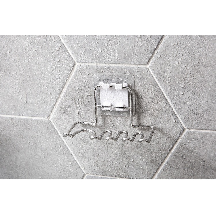 DH158｜不鏽鋼牙刷牙膏架 牙刷架 黏貼式置物架-細節圖6