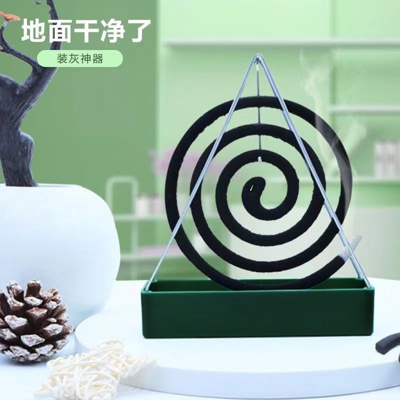 DH166｜三角蚊香架 懸掛式蚊香 鐵製蚊香架 防蚊 蚊香接灰盤 懸掛蚊香架 香灰不落地 香盤-細節圖5