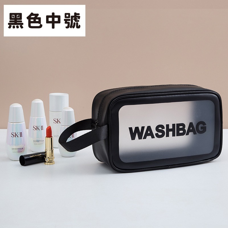 BJ260 | 透明防水收納包 尺寸顏色任選 防水/透明/大容量 化妝包 收納 洗漱包 盥洗包 手提包-規格圖7