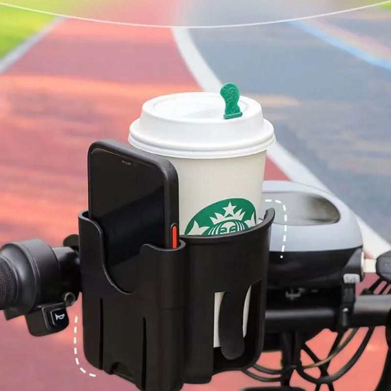 DA079 | 摩托車水杯手機架 自行車手機架 腳踏車杯架 旋轉水壺架 二合一 飲料杯架 手機支架 嬰兒推車奶瓶架-細節圖7