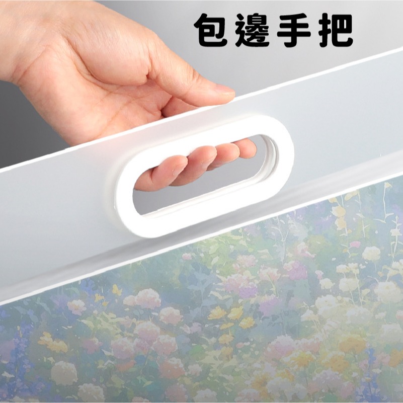 B788 | 畫稿手提袋 大容量畫圖袋 美術圖紙袋 公文袋 素描作品冊 手提資料袋 透明畫冊袋 海報收納 畫作收納-細節圖10