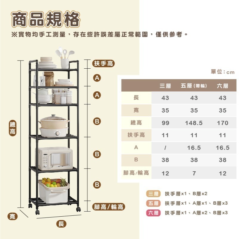 HA005 |  鍋具收納架 廚房置物架 微波爐架 收納架 置物架 烤箱架 廚房收納架 收納置物架 廚房收納-細節圖2
