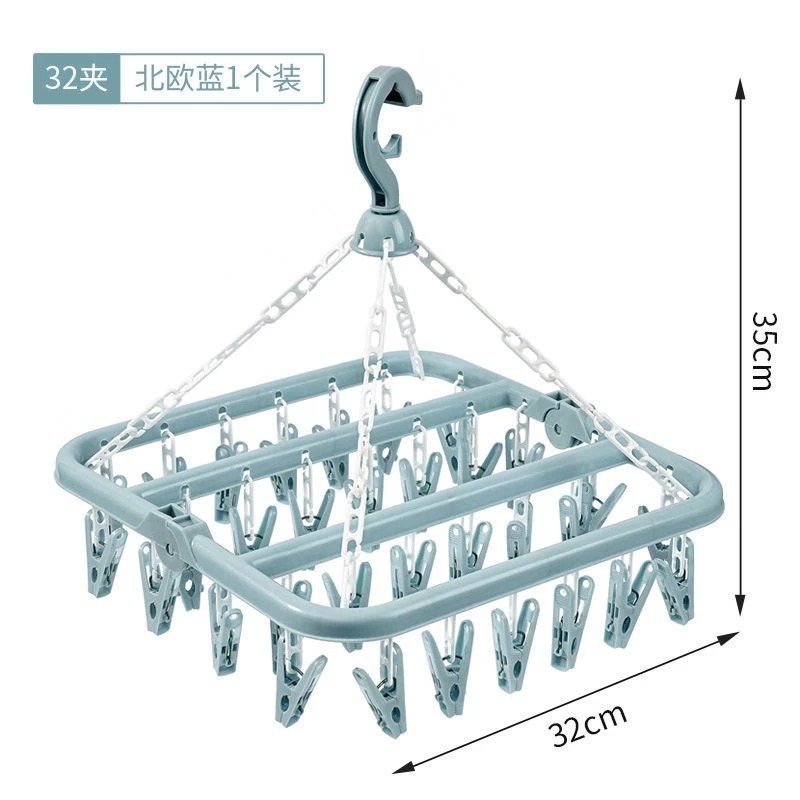 B333  |  襪子衣架 曬衣夾 多功能塑料 曬衣架 晾衣架 曬襪子-細節圖2