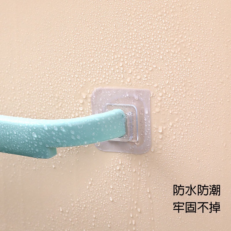 B319 |  壁掛式毛巾架 浴室置物架 免打孔毛巾架 廚房衛生間廁所毛巾杆 黏貼式毛巾桿-細節圖4