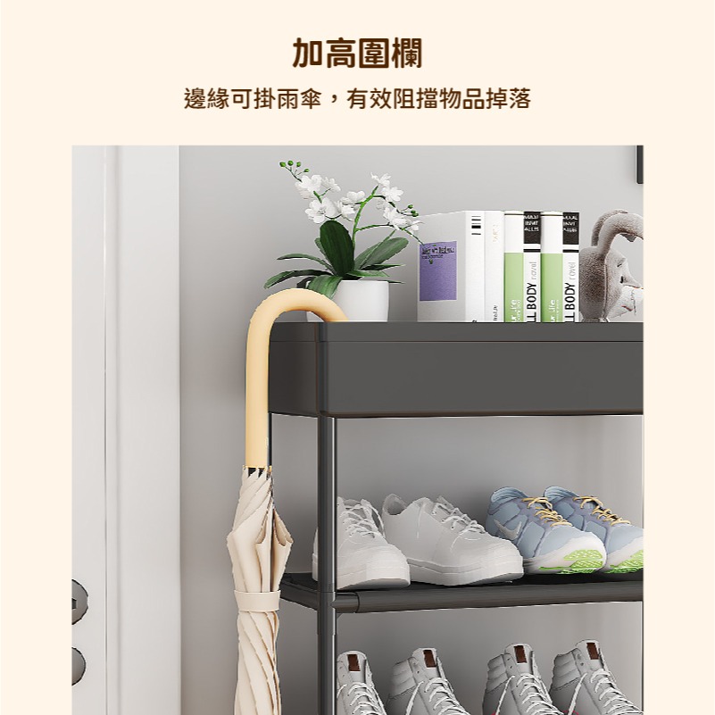 HA405 |  鞋架 組裝式鞋架 鞋櫃 簡易鞋架 工業風 組合鞋架 多層鞋架 鞋子收納 多功能鞋架 宿舍鞋櫃-細節圖3
