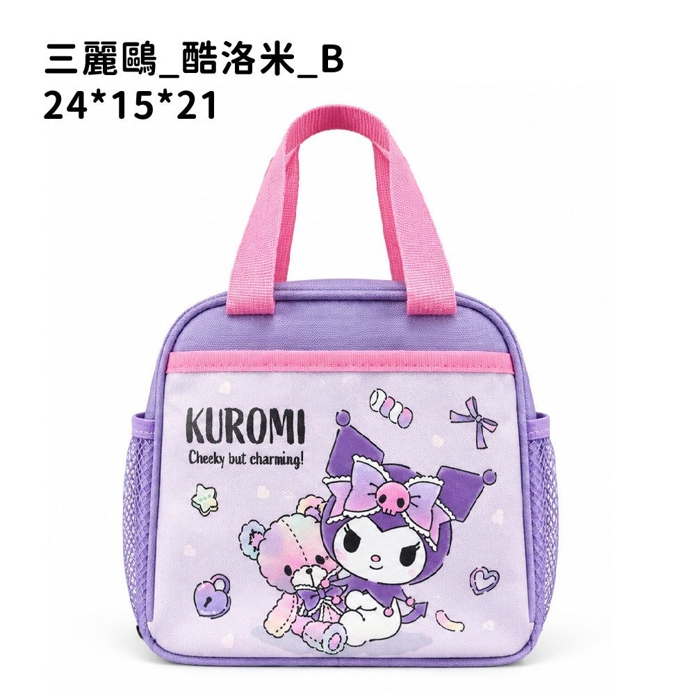 BJ010 | 便當袋 可愛便當袋 手提午餐袋 保溫便當袋 卡通保冷袋 外出餐 保溫袋 便當袋 漫威 米妮 閃電麥坤-規格圖32