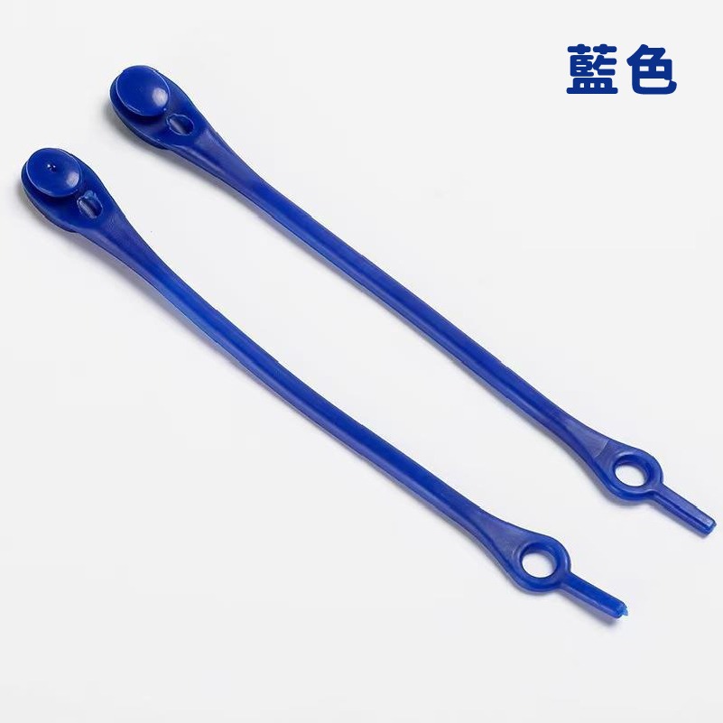 矽膠鞋帶_藍色_