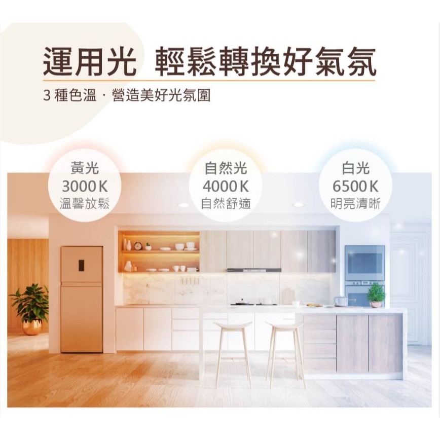 【舞光LED】奧丁崁燈 12W 16W 18W 15公分 黑殼 白殼 3000K / 4000K / 6500K-細節圖8