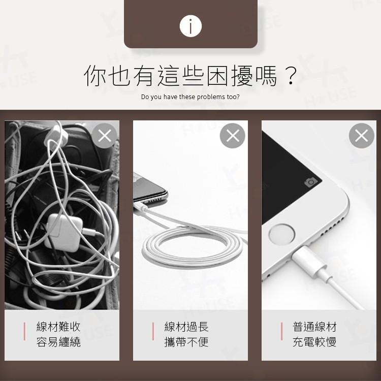 台灣現貨 皮革充電線鑰匙圈 手機充電線 數據線 充電線 傳輸線 蘋果 安卓 Type-C【HC523】上大HOUSE-細節圖3