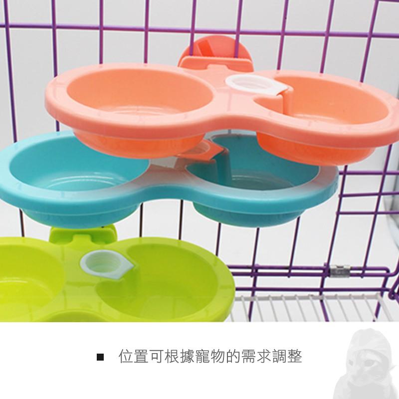 台灣現貨 懸掛式寵物碗 寵物雙碗 寵物水碗 寵物掛碗 防打翻水碗 寵物碗 狗碗 貓碗 水碗【DC0320】上大HOUSE-細節圖5