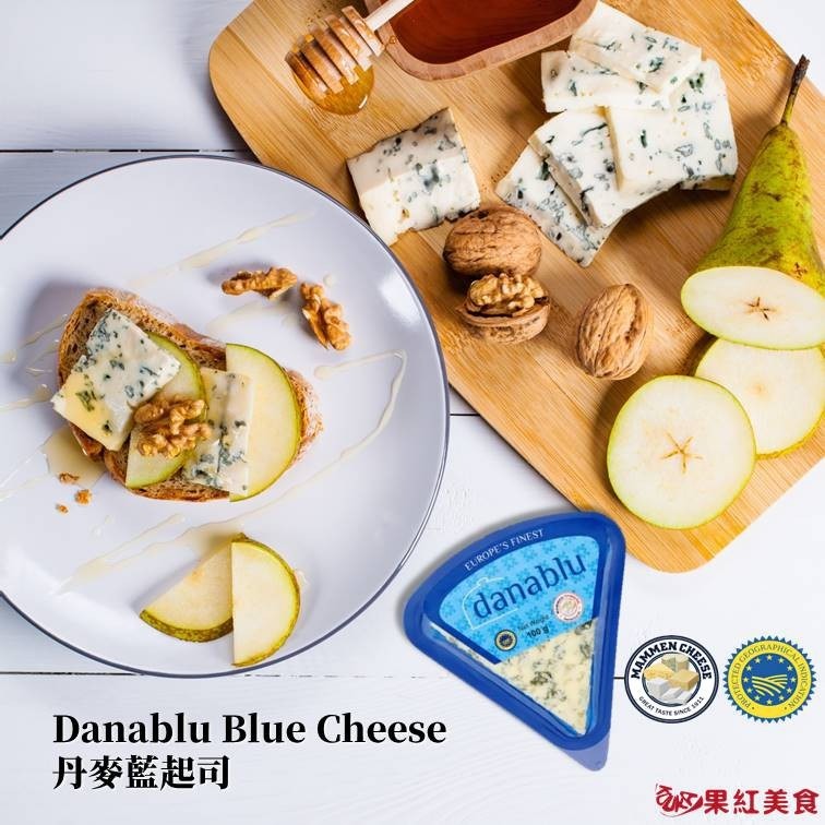 danablu 丹麥 天然藍起司 100g Blue Cheese 藍紋起司 青黴乳酪 天然起司 藍起司-細節圖2