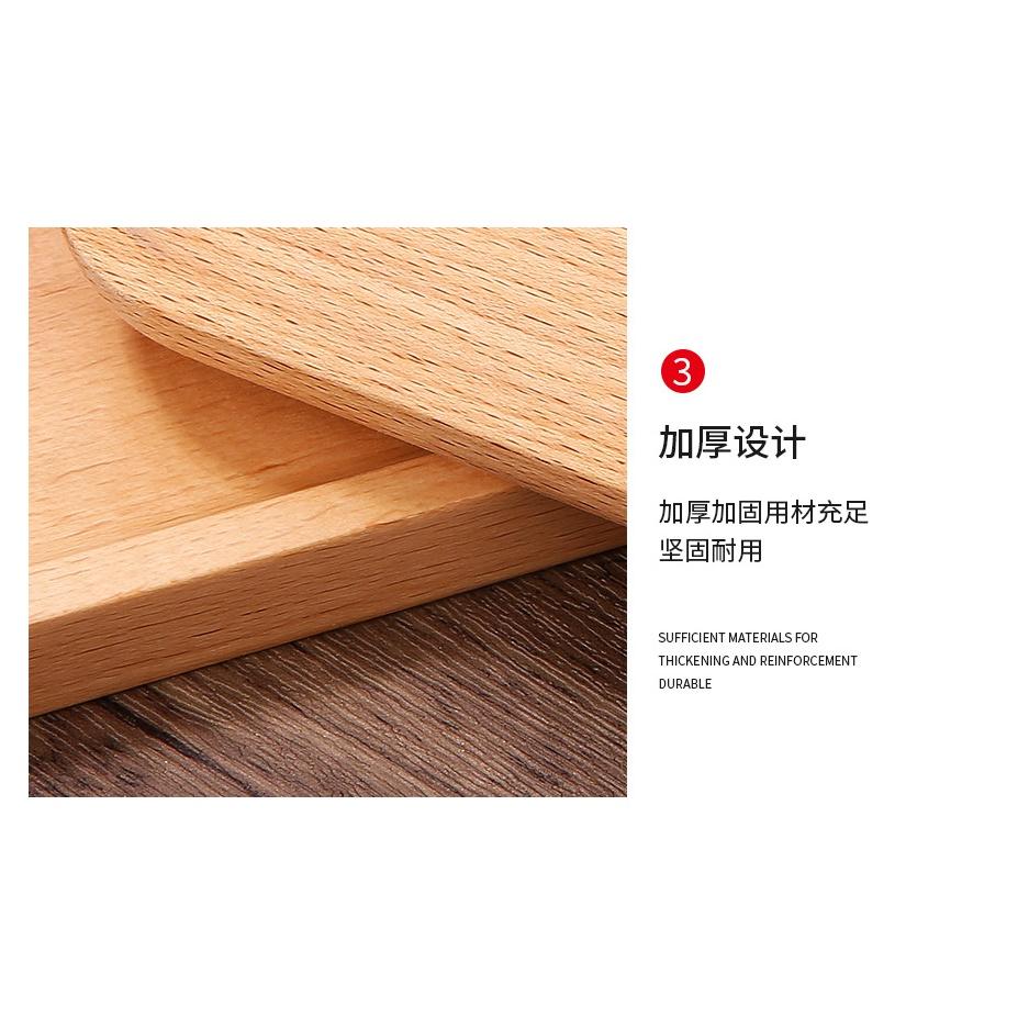 HO鶴百貨【台灣現貨】日式櫸木實木托盤器皿食器廚房盤子茶具MUJI風無印風日式極簡整木-細節圖4