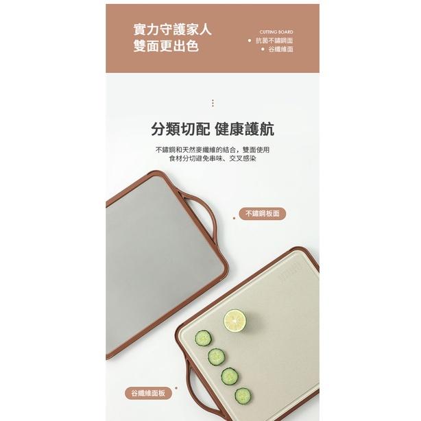 HO鶴百貨-2023新款食品級304D抗菌不銹鋼菜板雙面切菜板抗菌不鏽鋼菜板雙面切菜砧板 抗菌防霉防滑-細節圖5