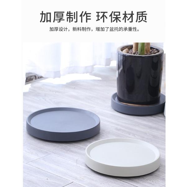 HO鶴百貨-秋季新款日版隱藏式方形花盆 可移動花盆 盆栽接水盤塑膠托盤萬向輪底座滾輪-細節圖8