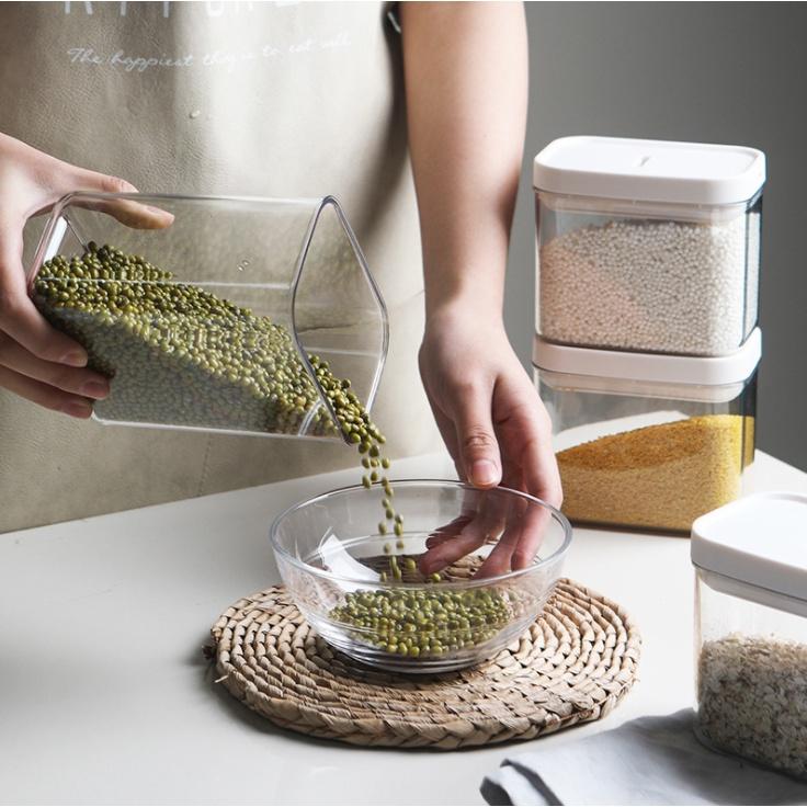 HO鶴百貨_食品真空密封罐 廚房五穀雜糧收好罐裝禮物禮物盒裝盒裝罐子-細節圖4