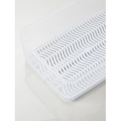 HO鶴百貨-冰箱冷藏盒可瀝水廚房塑料分裝冷凍盒食物雞蛋魚水果密封盒-細節圖9