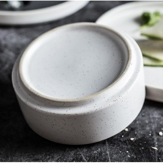 HO鶴百貨_日式白色陶瓷碗勺盤杯餐具擺台色釉碗碟勺無印擺擺盤甜點器皿飽了嗎-細節圖6