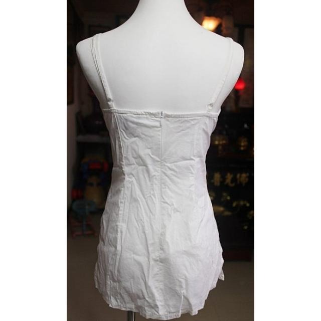 °☆ 珮齊精品舖 ☆° 白色低胸背心 產地:法國-細節圖2