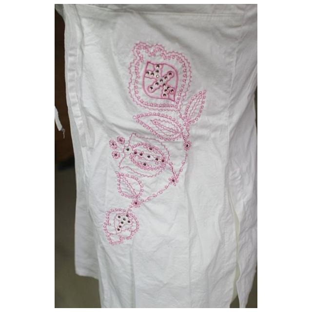 °☆ 珮齊精品舖 ☆° 白色低胸背心 產地:法國-細節圖3