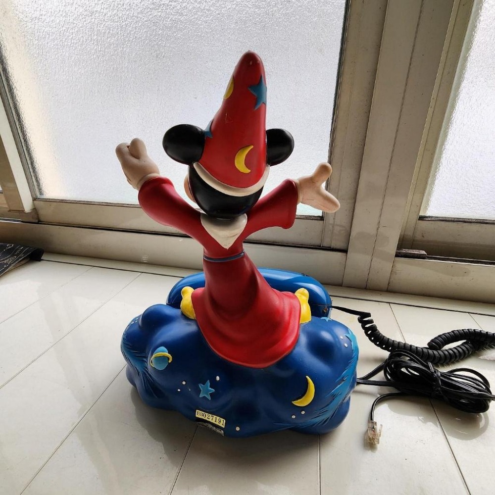 °☆ 珮齊精品舖 ☆° 迪士尼 魔法米奇 電話 老物 舊物 早期 懷舊 老玩具 收藏 絕版 古物 老物 玩偶 公仔 稀有-細節圖3