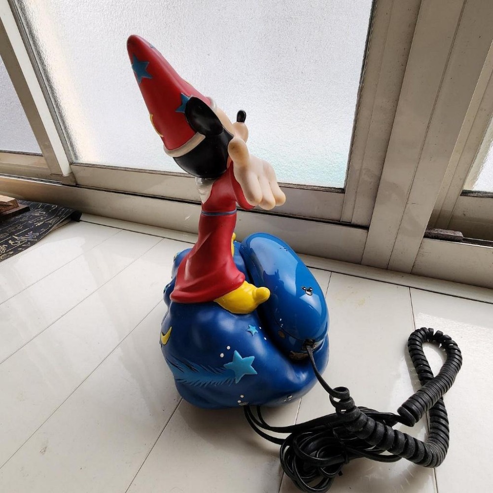 °☆ 珮齊精品舖 ☆° 迪士尼 魔法米奇 電話 老物 舊物 早期 懷舊 老玩具 收藏 絕版 古物 老物 玩偶 公仔 稀有-細節圖5
