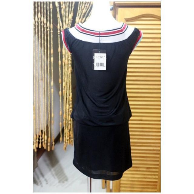 °☆ 珮齊精品舖 ☆° IN 黑色運動風連身短洋-細節圖3