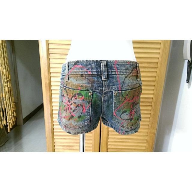 °☆ 珮齊精品舖 ☆° IN 潑墨牛仔短褲-細節圖2