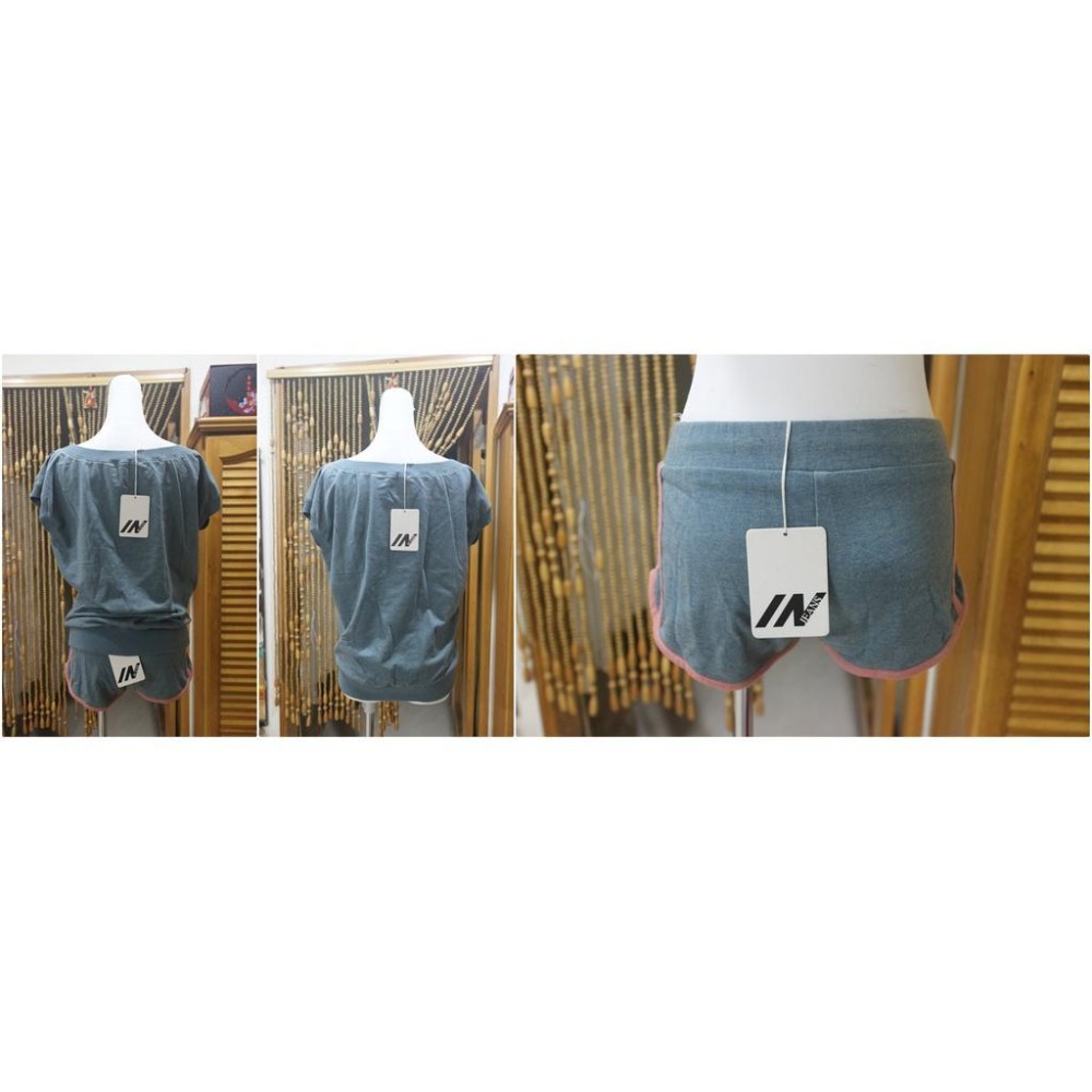 °☆ 珮齊精品舖 ☆° IN JEANS 休閒風迷你短褲套裝 可拆賣-細節圖3