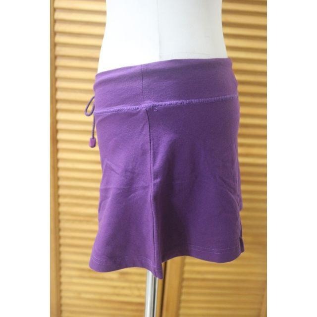 °☆ 珮齊精品舖 ☆° YUZU 紫色棉質迷你裙(內有做安全褲)-細節圖2