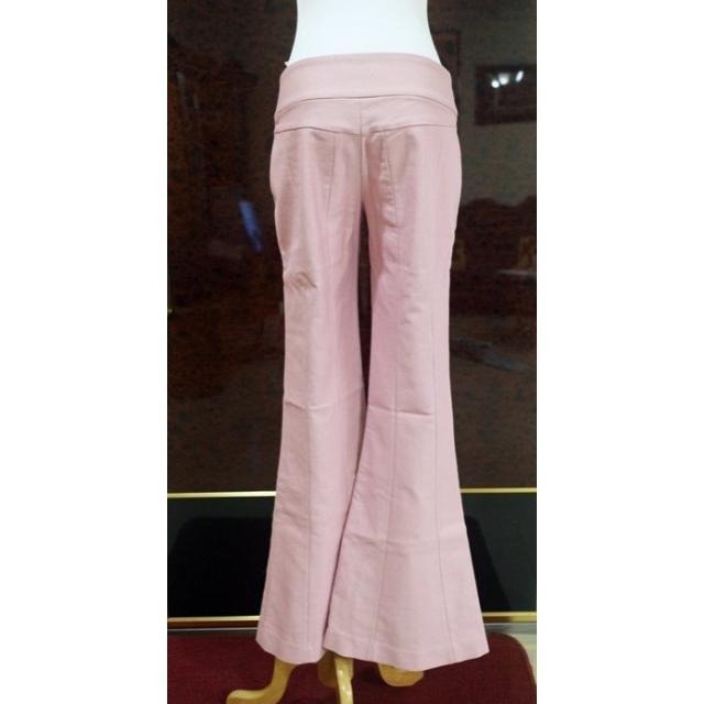°☆ 珮齊精品舖 ☆° YUZU 粉色喇叭褲-細節圖3