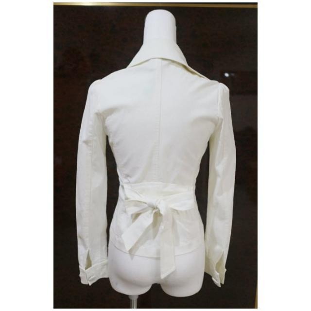 °☆ 珮齊精品舖 ☆° MISSHATO 米白色綁腰西裝式外套-細節圖3