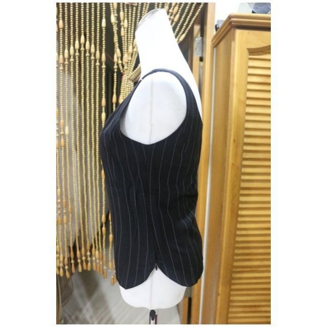 °☆ 珮齊精品舖 ☆° 黑色條紋背心-細節圖2