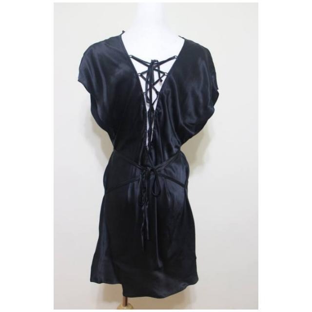 °☆ 珮齊精品舖 ☆° IN 黑色絲綢後綁帶洋-細節圖2