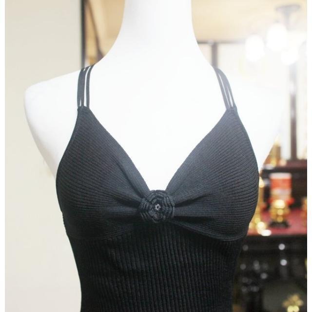 °☆ 珮齊精品舖 ☆° 黑色V領背心-細節圖3