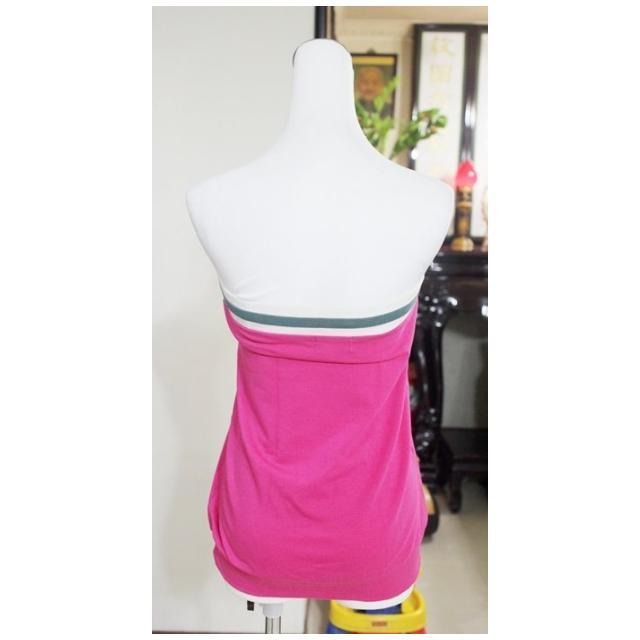 °☆ 珮齊精品舖 ☆° YUZU桃紅色平口上衣-細節圖2