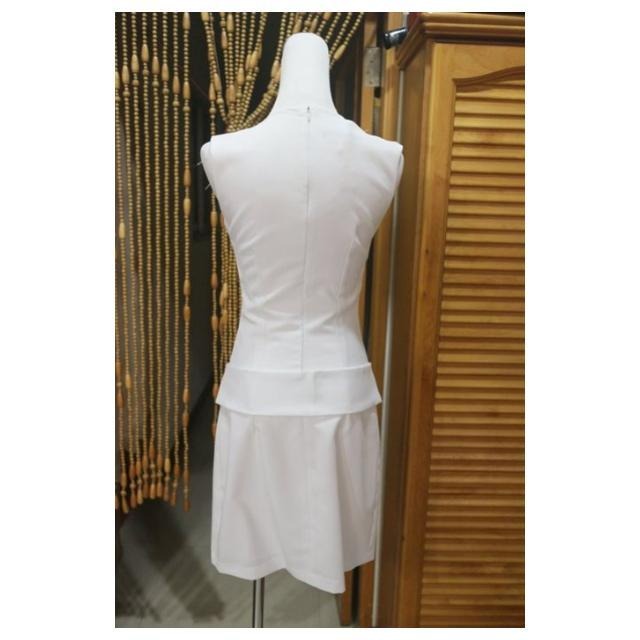 °☆ 珮齊精品舖 ☆° Juste A Temps 白色背心短洋-細節圖3