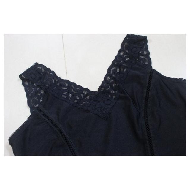 °☆ 珮齊精品舖 ☆° 黑色蕾絲V領性感背心-細節圖3