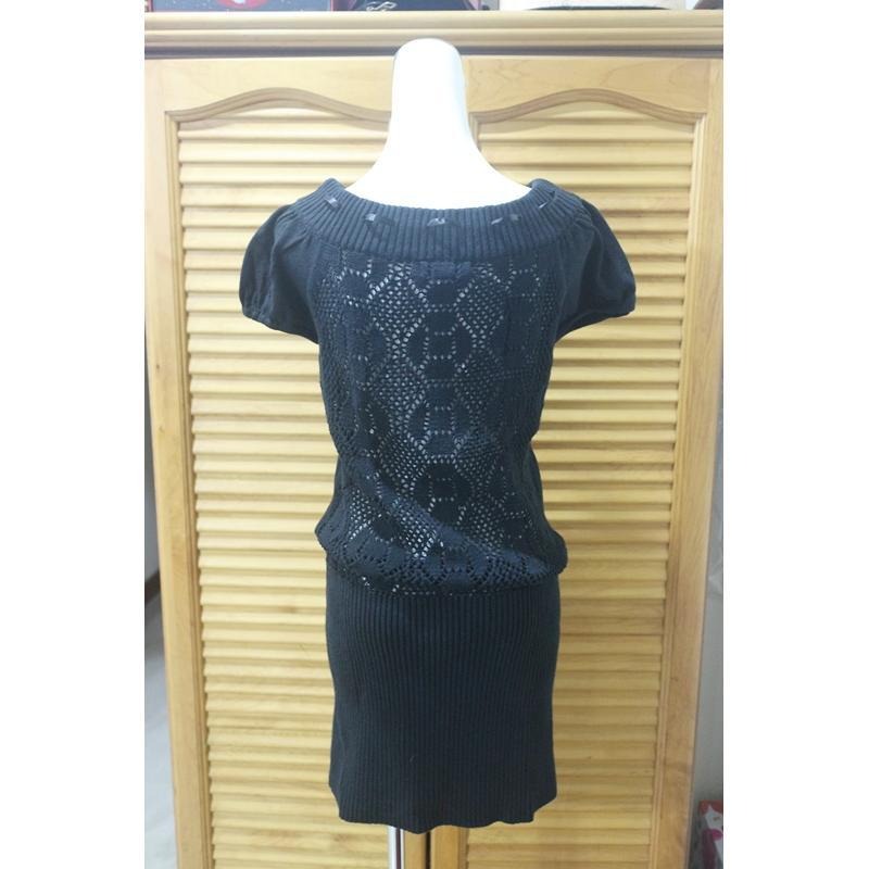 °☆ 珮齊精品舖 ☆° IN TOO 黑色連身短洋-細節圖3