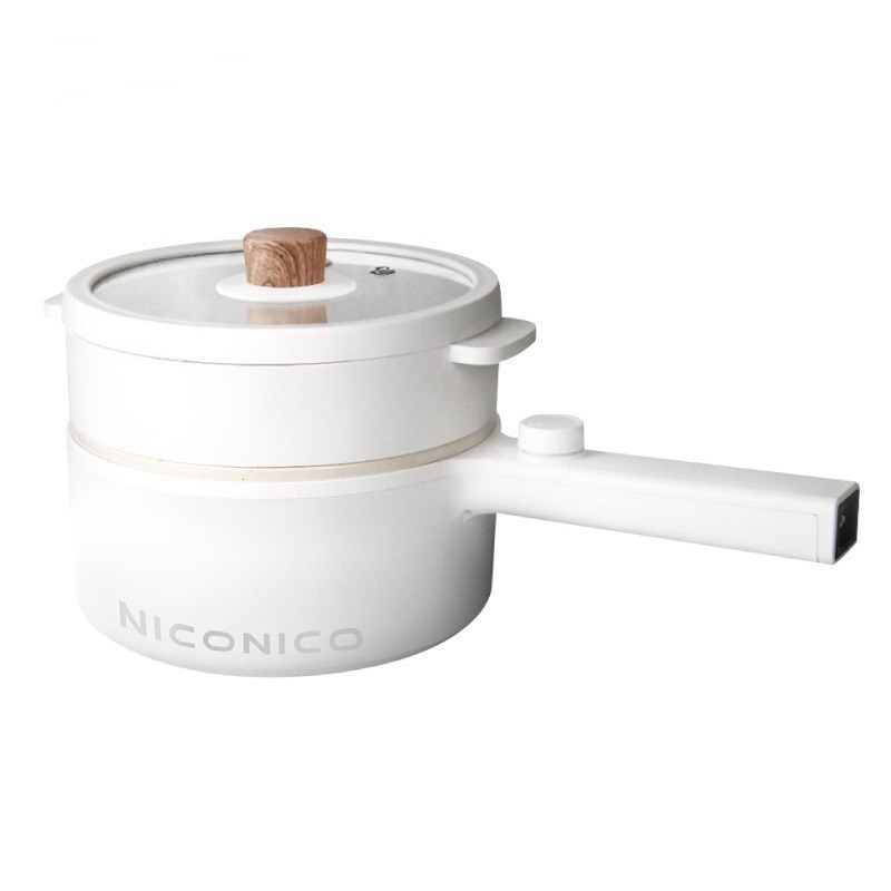 【贈餐具組 附原廠蒸籠】NICONICO NI-GP931 日式蒸煮陶瓷料理鍋 電火鍋 陶瓷鍋 蒸煮鍋 長柄鍋-細節圖2