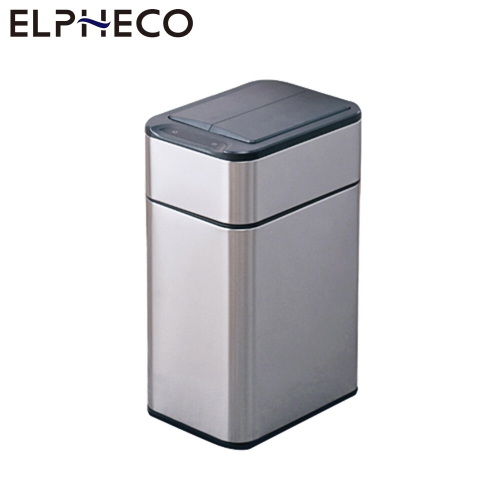 【熱銷搶購】美國ELPHECO ELPH5534U 不鏽鋼雙開除臭感應垃圾桶垃圾桶 50公升