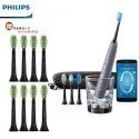 【四色任選+二年潔淨方案贈原廠刷頭共8+4個】PHILIPS HX9924 飛利浦鑽石靚白智能音波電動牙刷-規格圖6